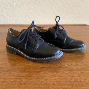 H&M Kids Black Lace Up Dress Shoes Size 12